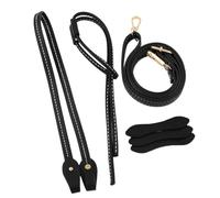 Limtula Kit cinghie regolabili ricambio con corda con coulisse per borse a secchiello in paglia rattan fatte a mano Set manici per borse in pelle PU Accessori ricambio per borse