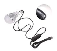 Limtula Lampadina LED portatile USB 10W 5V Lampadina Luce emergenza con cavo da 1, 9 m Interruttore on/off per campeggio Garage Magazzino Auto