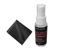 Limtula Liquido detergente per Dischi in Vinile, 30 ml, Perfetto per Giradischi, Include Un Panno in Microfibra per la rimozione Polvere e Impronte digitali Cura dei Dischi per audiofili