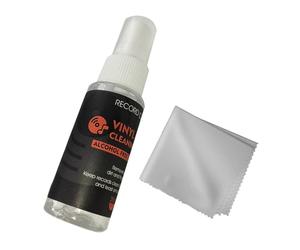 Limtula Liquido detergente per Dischi in Vinile, 30 ml, Perfetto per Giradischi, Include Un Panno in Microfibra per la rimozione Polvere e Impronte digitali Cura dei Dischi per audiofili