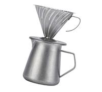 Limtula Macchina da caffè a goccia a mano da 600 ml in acciaio inox 304 Server da caffè professionale versando sopra la tazza per l'ufficio o da viaggio strumento per la produzione di birra a casa