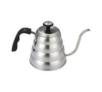 Limtula Macchina per caffè manuale in acciaio inossidabile da 1 litro con versatore per caffè a collo cigno con display preciso della temperatura