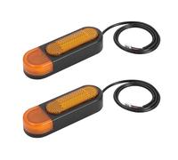 Limtula Manubrio Indicatori direzione a LED Luce Impermeabile LED Luce svolta a/destra Indicatori direzione Parte ricambio della lampada Decorazione cinturino riflettente Riflettori