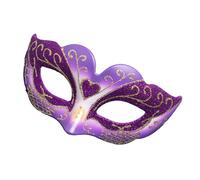 Limtula Maschera per occhi per carnevale per ragazze, maschera per occhi a metà viso con glitter, per feste cosplay e feste carnevale in costume veneziano