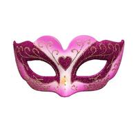 Limtula Maschera per occhi per carnevale per ragazze, maschera per occhi a metà viso con glitter, per feste cosplay e feste carnevale in costume veneziano