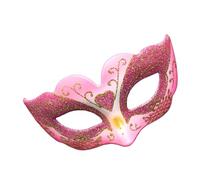 Limtula Maschera per occhi per carnevale per ragazze, maschera per occhi a metà viso con glitter, per feste cosplay e feste carnevale in costume veneziano