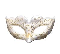 Limtula Maschera per occhi per carnevale per ragazze, maschera per occhi a metà viso con glitter, per feste cosplay e feste carnevale in costume veneziano