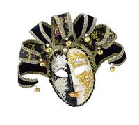Limtula Maschera per travestimento per uomini donne veneziani giullari Halloween Cosplay Costume per feste Cosplay per decorazioni murali Masquerade