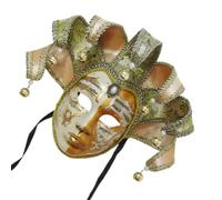 Limtula Maschera per travestimento per uomini donne veneziani giullari Halloween Cosplay Costume per feste Cosplay per decorazioni murali Masquerade