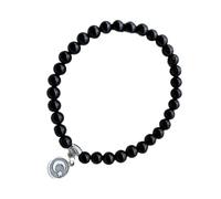 Limtula Misbaha Bracciale elasticizzato Perline vetro Perline preghiera elasticizzate per la pratica spirituale e braccialetto preghiera per accessori
