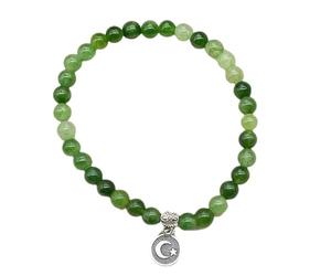 Limtula Misbaha Bracciale elasticizzato Perline vetro Perline preghiera elasticizzate per la pratica spirituale e braccialetto preghiera per accessori
