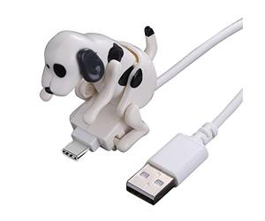 Limtula Moving Stray Dog Cavo USB C Ricarica Rapida per Tablet cellulari Divertente per Caricabatterie per Telefono Touch per Tipo Ricarica randagio per Tipo Telefono Cavo Ricarica Accessori