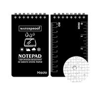 Limtula Notebook Quaderni tascabili in carta pietra Blocco note impermeabile Scrivi sotto la pioggia Notebook per attività all ' aperto Blocco note impermeabile