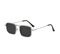 Limtula Occhiali da unisex dalla forma quadrata, comodi da | Occhiali antiriflesso con aste in metallo per ciclismo, streetwear, attività all ' aperto, accessorio