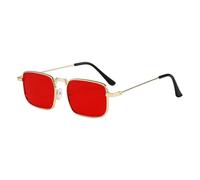 Limtula Occhiali da unisex dalla forma quadrata, comodi da | Occhiali antiriflesso con aste in metallo per ciclismo, streetwear, attività all ' aperto, accessorio