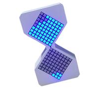 Limtula Orologio da tavolo a clessidra da 1-30 minuti con 128 perline LED e cubi flussi dinamici Funzione timer Regalo per ragazza Ragazzo Luce notturna a led