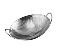 Limtula Padella multiuso in acciaio inox pentole da cucina Miele Pettine Texture Padella con manico a nido d'ape