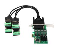 Limtula PCIE Industriale a 4 Porte RS485 / RS422 Scheda Porta PCIe Convertitore Scheda espansione per Giochi Sostituzione Trasferimento rapido dei Dati