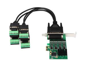 Limtula PCIE Industriale a 4 Porte RS485 / RS422 Scheda Porta PCIe Convertitore Scheda espansione per Giochi Sostituzione Trasferimento rapido dei Dati