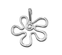 Limtula Pendente astratto del fiore di modo Piccolo fiore di fascino dei pendenti accessori dei monili per i