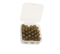 Limtula Perline da pesca composte sostenibili, 50 pezzi, 5 mm, 6 mm, 8 mm, misure flessibili per trapano, perline da pesca composte da sartoria