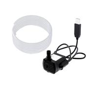 Limtula Pompaggio Immersione in plastica USB da 5 V con Cavo USB da 2 M Perfetto per fontane idroponiche e per Animali Domestici Accessori per pompaggio ' Acqua