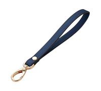Limtula Portachiavi in poliuretano con cinturino da polso, cinghie di ricambio per portafoglio, borsa, pochette, chiave, cellulare, cinturino da polso, portachiavi, Blu reale, One Size