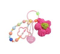 Limtula Portachiavi oversize con cinque portachiavi in metallo con gancio in acrilico vibrante per chiavi di borsa portachiavi accessorio con lettere, A, Taglia unica