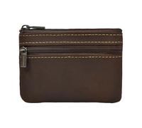 Limtula Portafoglio sottile in pelle di cavallo selvatico aggiuntivo Immune quotidiano Aggiunta tempo invecchiato vera pelle accessorio, Marrone