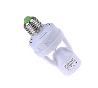 Limtula Portalampada a LED con sensori Movimento Attacco E27 Base Lampada Convertitori adattatori PIR Rilevatori induzione Umana Sensori Regolabili Lampada