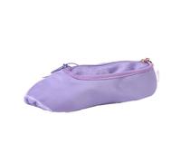 Limtula Portamatite a forma di scarpa da balletto Borsa di immagazzinaggio della penna di grande capacità Caso cosmetico Contenitore, A