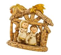 Limtula Presepe di Natale Figurine Scena In Resina Statua Con Stabile Sacra Famiglia Statua Centrotavola Decorazioni Per La Casa Figurine Di Natale