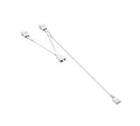 Limtula Prestazioni silenziose Cavo prolunga Regolabile per Ventola Raffreddamento a 4 Pin Cavo sdoppiatore per Ventola a 4 Pin Estensione da 11, 81 Pollici / 30 cm