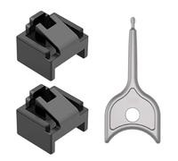 Limtula Protezione per Sicurezza in plastica ABS, Black 2PCS | Protezioni Antimanomissione per la Sicurezza Ethernet, Copertura Antipolvere nella Sala Server Aziendale,