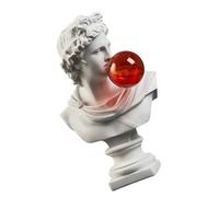 Limtula Resine uniche che soffiano figurine greche con busto greco classico, scultura per aggiungere divertimento alla scrivania e alla decorazione ' ufficio dello spazio abitativo