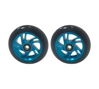 Limtula Ruota per scooter da 100 mm con design precisione, Light blue | Cerchi in lega alluminio leggeri, pneumatici in PU e rotolamento regolare per skateboard e scooter
