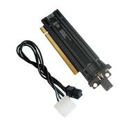 Limtula Scheda espansione PCIe-Bifurcation da X16 a X8X8 PCIE Gen4 X16 Scheda Adattatore Split da 1 a 2 Porte Porta Alimentazione / 4P