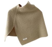 Limtula Sciarpa a collo in unita per donna Spalla invernale calda scialle oversize con spalla avvolgente Mantella lavorata a maglia Poncho Scialle in misto lana, Rice green
