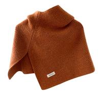 Limtula Sciarpa a collo in unita per donna Spalla invernale calda scialle oversize con spalla avvolgente Mantella lavorata a maglia Poncho Scialle in misto lana, Caramel color