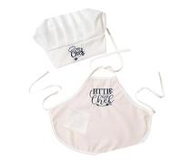 Limtula Set accessori per fotografia da cuoco per, grembiule e cappello, costume in poliestere per, ideale per scattare foto bambini in abiti da cucina