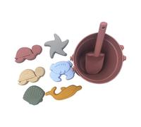 Limtula Set da Gioco da Spiaggia da 8 per Bambini Robusti Strumenti per la Sabbia in ABS, tra Cui Pala, Secchio e stampi Bambole Sabbia per Bambini all ' Aperto