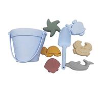 Limtula Set da Gioco da Spiaggia da 8 per Bambini Robusti Strumenti per la Sabbia in ABS, tra Cui Pala, Secchio e stampi Bambole Sabbia per Bambini all ' Aperto