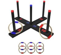 Limtula Sphere Hoop Toss Game Strong Immune Plan 6 Circlets 4 Challenge Preferenze Include Manuale di Istruzioni Ottimo Regalo per Serata in Famiglia Doppio Sfera Hoop Toss Outdoor