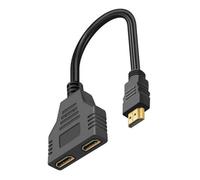 Limtula Splitter HDTV per Monitor A Doppio Monitor Duplicato Splitter HDTV 1080p 1 in 2 out per Proiettori 1080p Computer Y Adattatore Commutatore