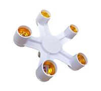 Limtula Splitter portalampada 2/3 / 4/5 / 6 /, convertitore Adattatore portalampada E26 / E27, convertitore Lampadina LED con Base Standard Convertitore LED
