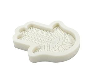 Limtula Stampo per Cioccolato Fondente a Forma Mano Fatima 3D, Strumenti per Decorare la Torta, stampi in Silicone per Resina epossidica, stampi per Cioccolato Facili da Pulire, Forme per la