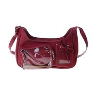 Limtula Stili giapponesi Itabag borsa a tracolla Borsa a tracolla trasparente Incontri Messaggeri in pelle PU Borsa a tracolla in pelle PU per scuola