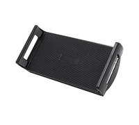 Limtula Supporto per clip doppio per telefono Base antiscivolo Treppiedi per tablet ABS Supporto per accessori Treppiedi da pavimento Dispositivo supporto per tablet regolabile con linguetta