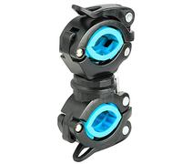 Limtula Supporto per torcia, supporto universale per torcia, staffa montaggio per bicicletta, clip per torcia, manubrio per bici
