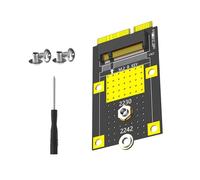 Limtula Supporto Scheda Adattatore MSATA 2230 2242, convertitori Maschio | Adattatore da MSATA a chiave per 2230 / 2242; Convertitori schede per interfacce disco a stato solido